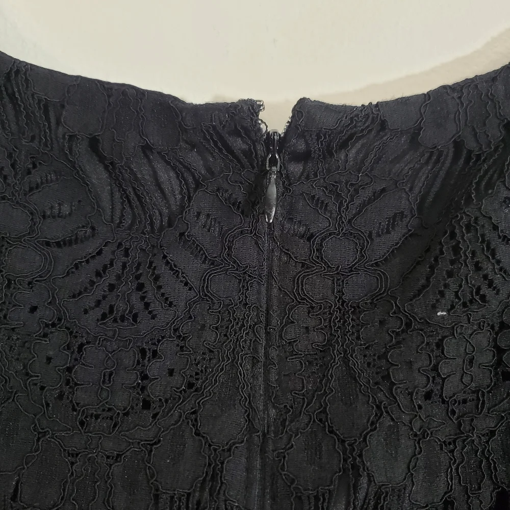 Preston & York Felica Sheath Black Lace Dress Size 8‎